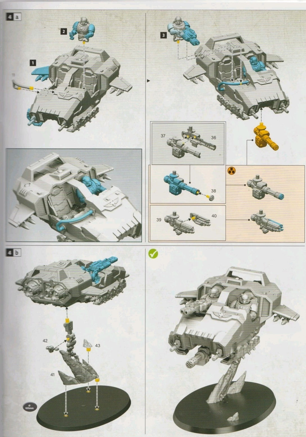 Warhammer 40k ARMAGEDDON, Space Marines Land Speeder, NEW