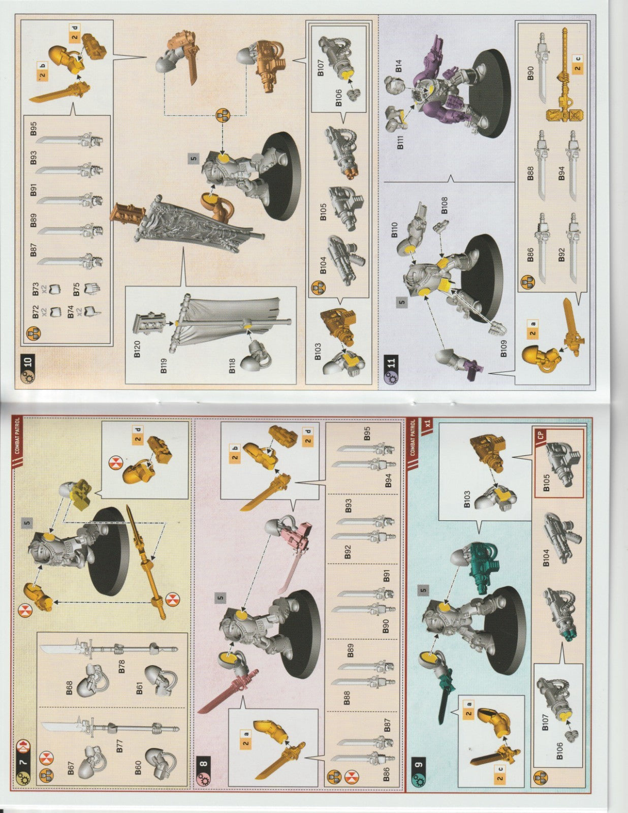 Warhammer 40K - Grey Knights - Brotherhood Terminators squad ( 5 models ), NEW