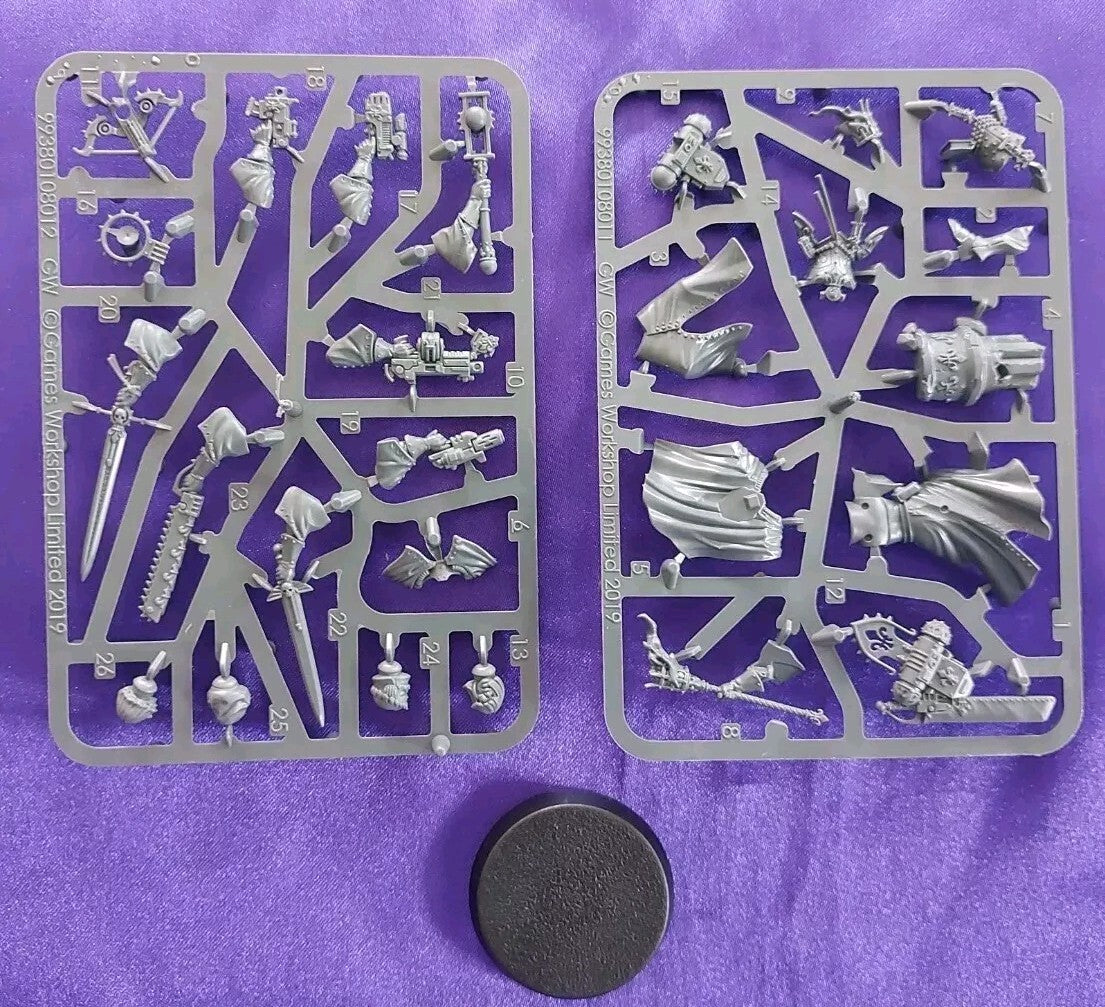 Warhammer 40K Adepta Sororitas - Canoness from New Combat Patrol 2024, NEW