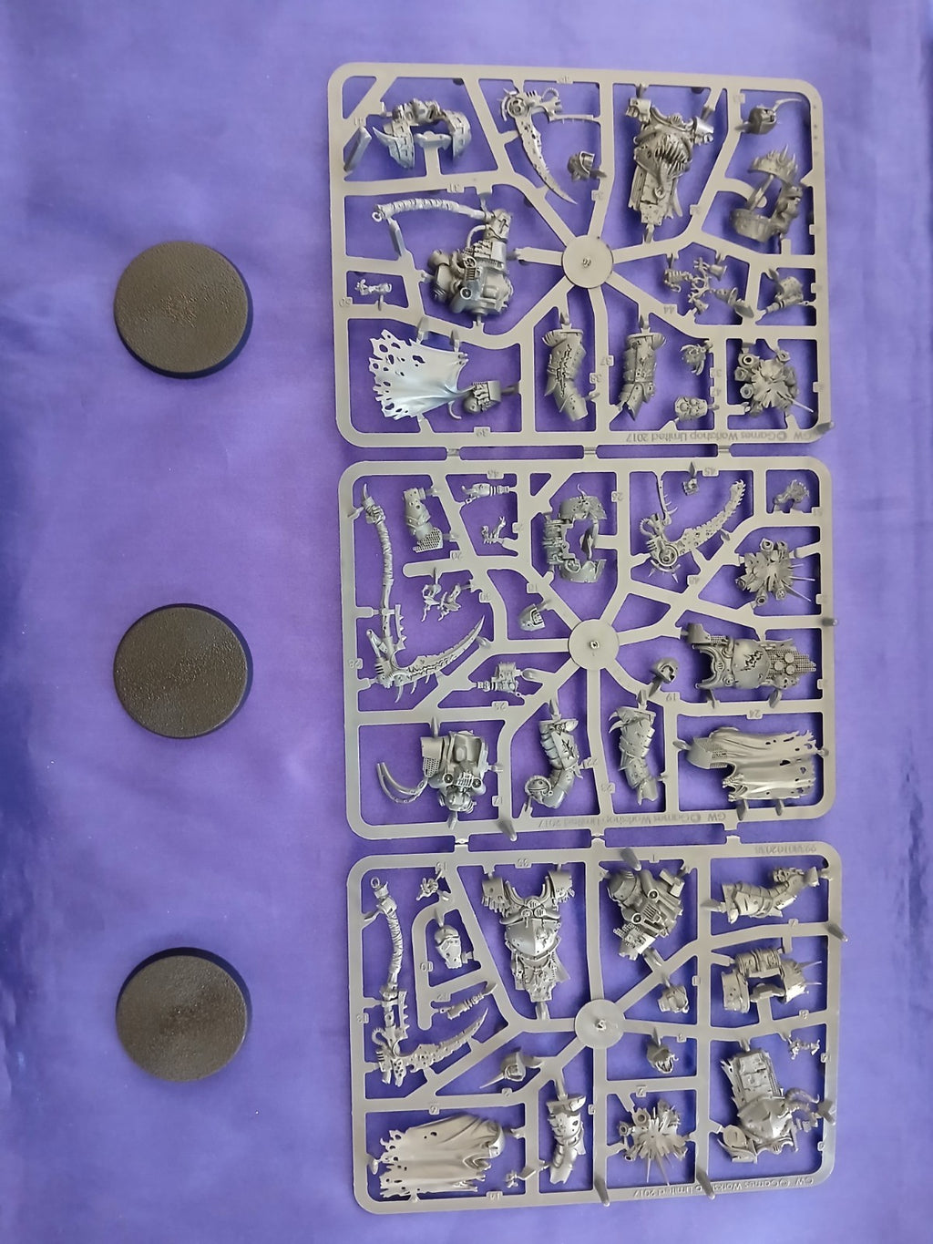 Warhammer 40K Death Guard - 3 Deathshroud Terminators, NEW