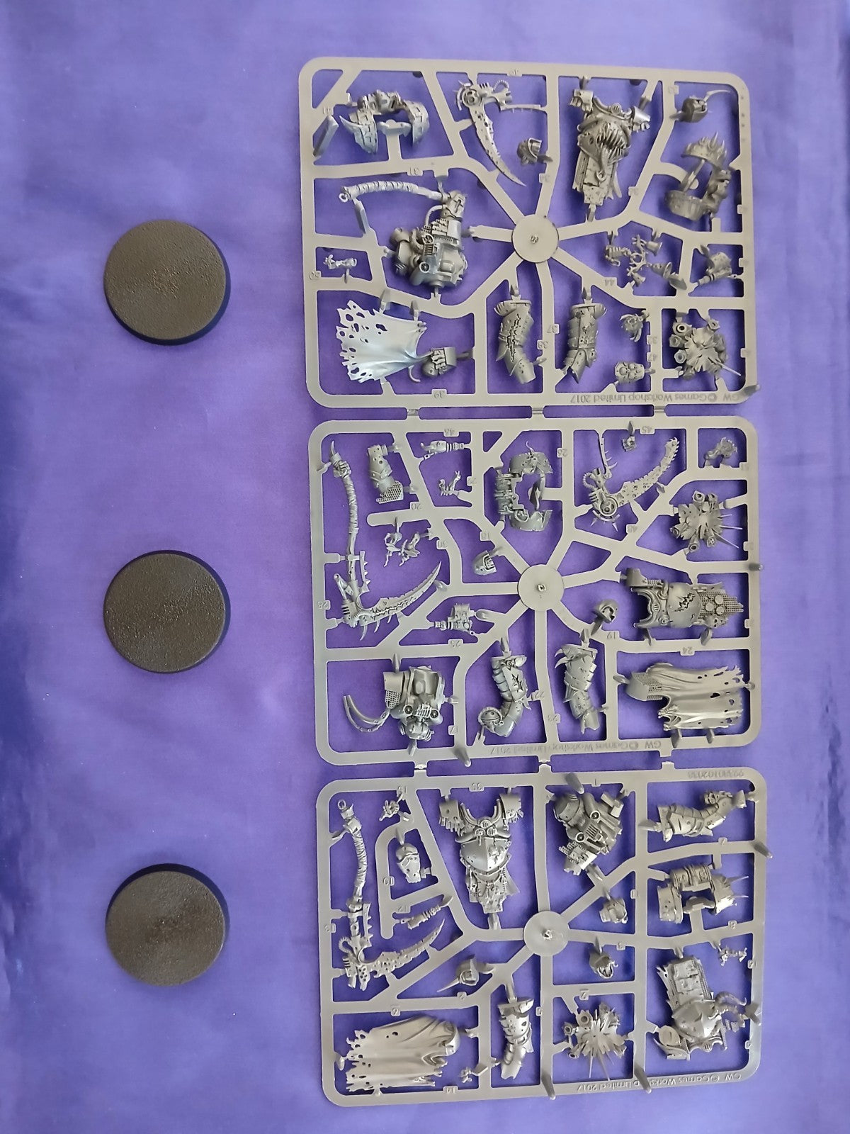 Warhammer 40K Death Guard - 3 Deathshroud Terminators, NEW