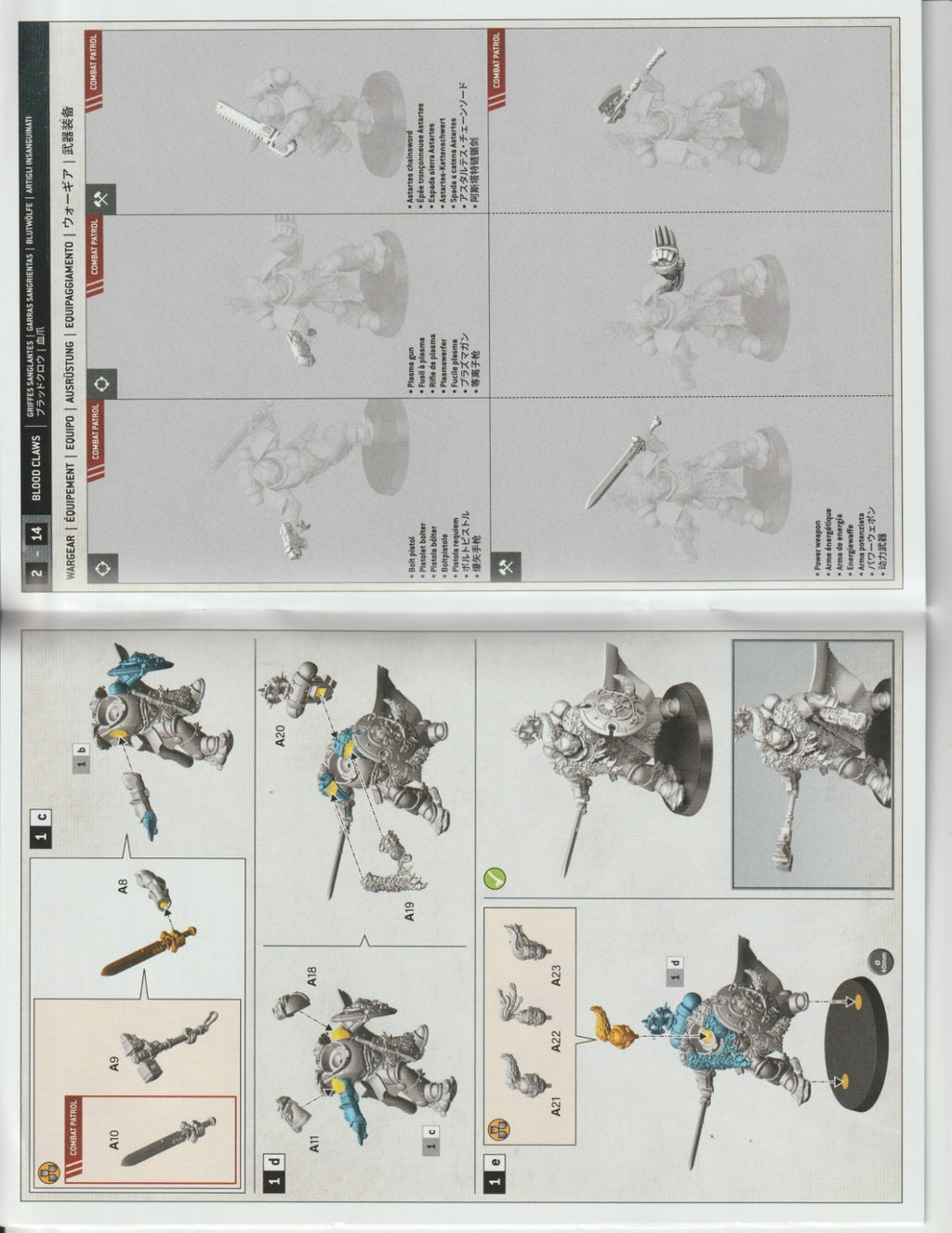 Warhammer 40k Space Wolves - 10 Blood Claws 2025, NEW
