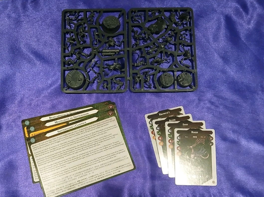 Skittershank Clawpack, Warhammer Underworlds, NEW with cards