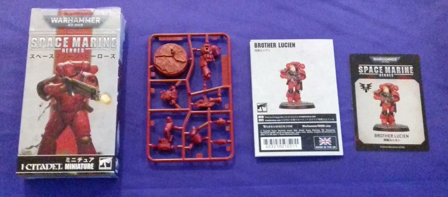 Space Marine Hero Series Blood Angels 2 - Lucien, NEW