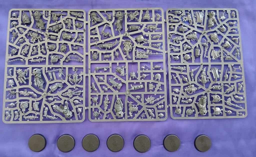 Warhammer 40K Death Guard -  7 Plague Marines Unit 2025, NEW