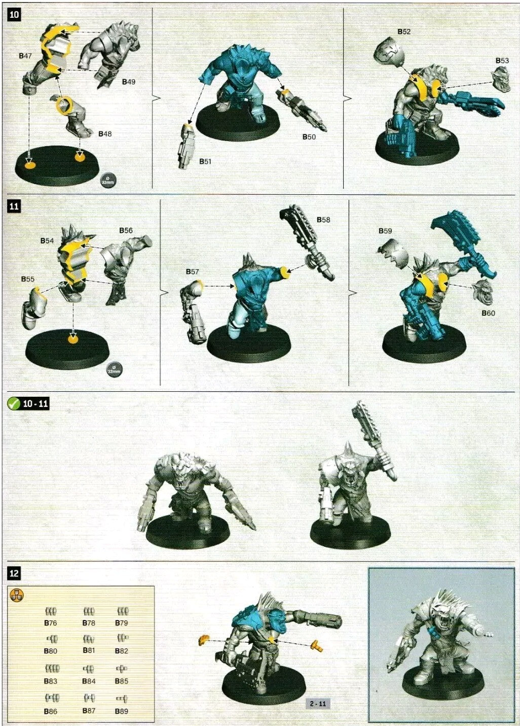 10 Beast snagga Boyz, NEW Orks Warhammer 40K