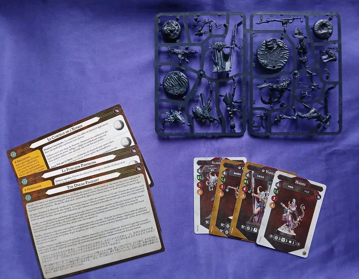 The Dread Pageant - Warhammer Underworlds, NEW with cards