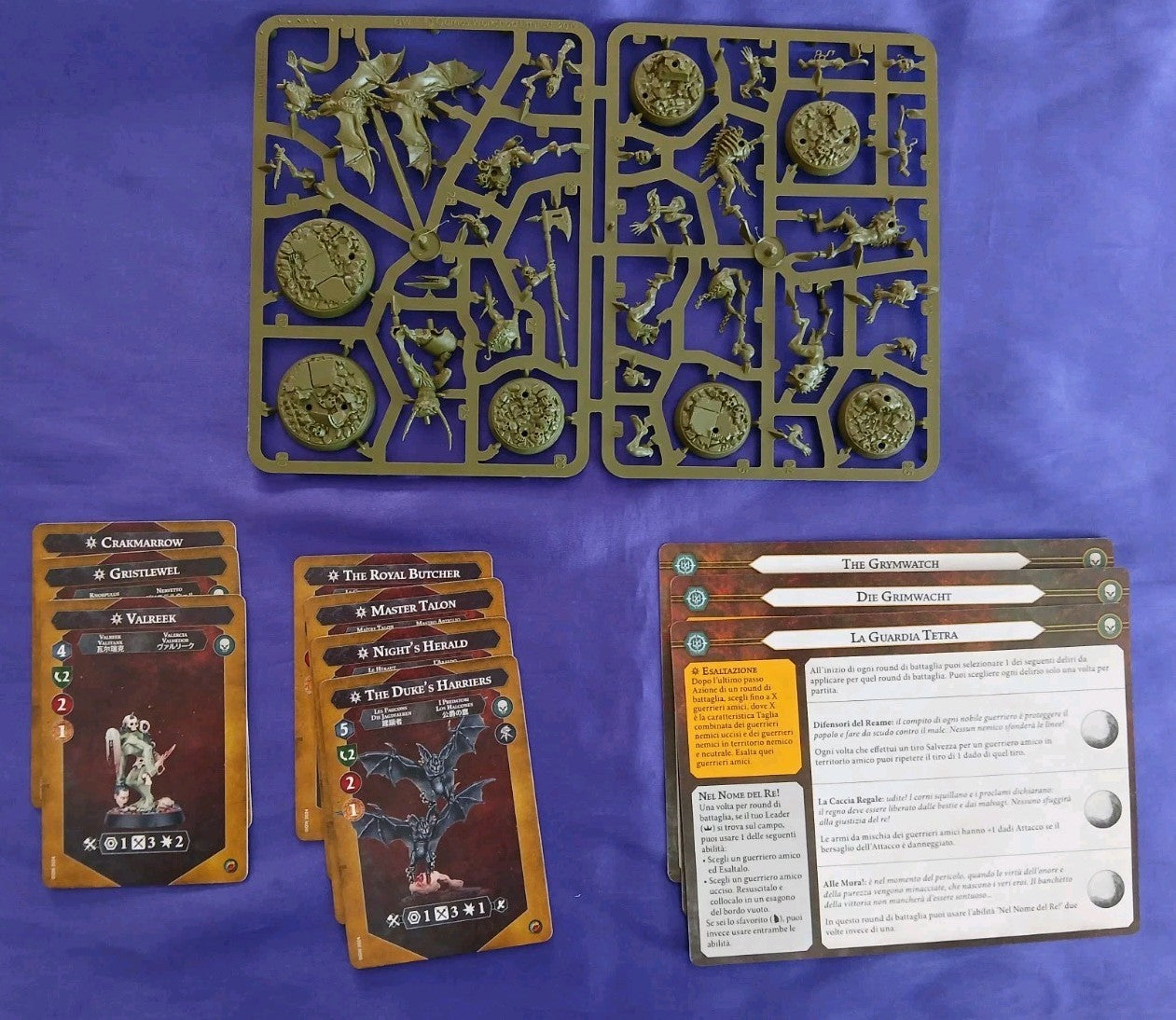 The Grymwatch , Warhammer Underworlds, NEW with cards