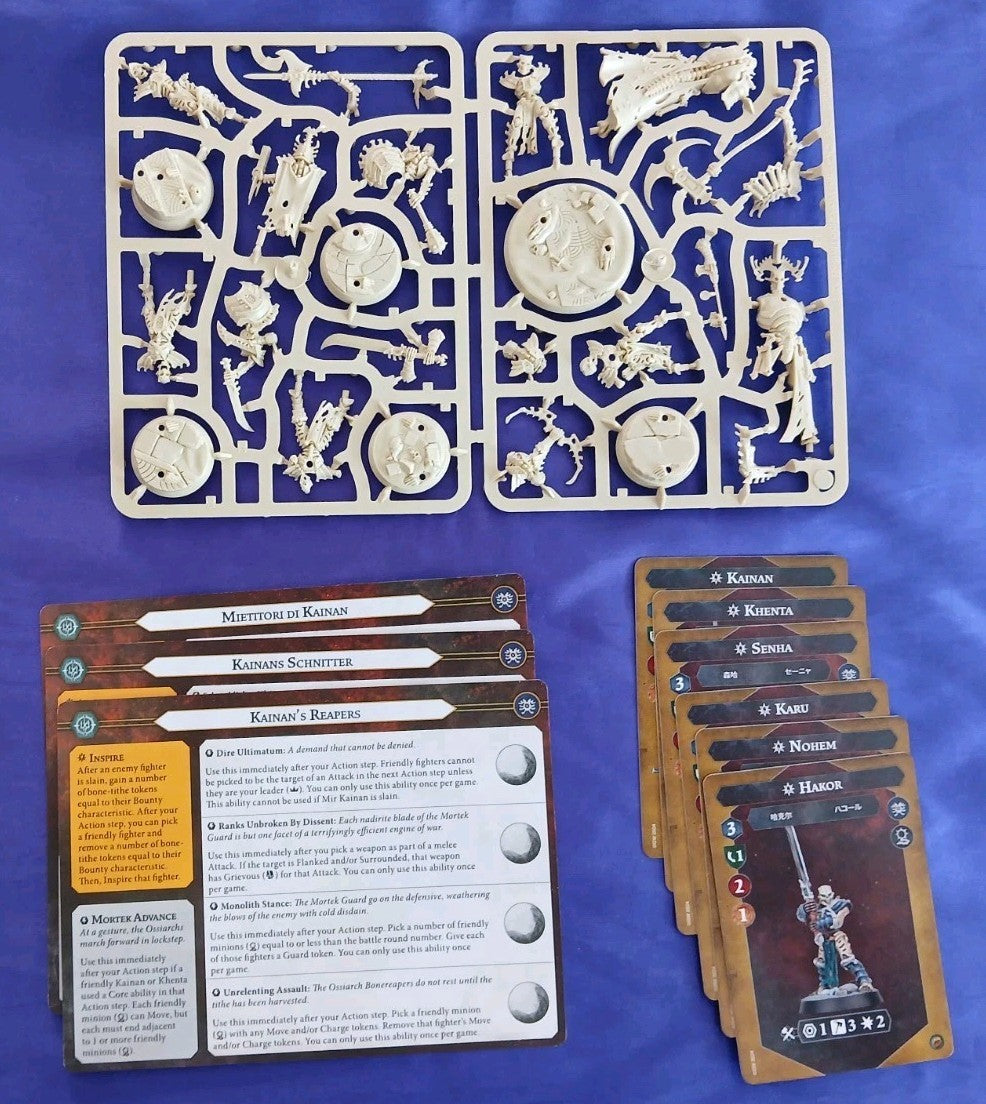 Kainan's Reapers, Warhammer Underworlds, NEW with cards