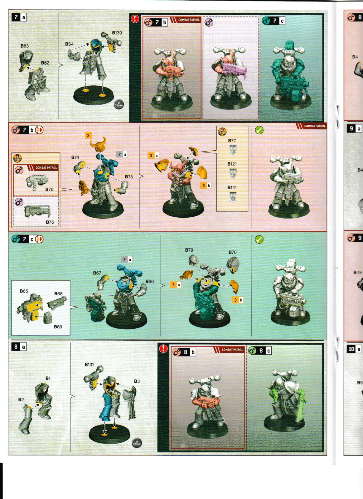 10 Chaos Space Marines, NEW, Warhammer 40K, Cheap Postage well Packaged