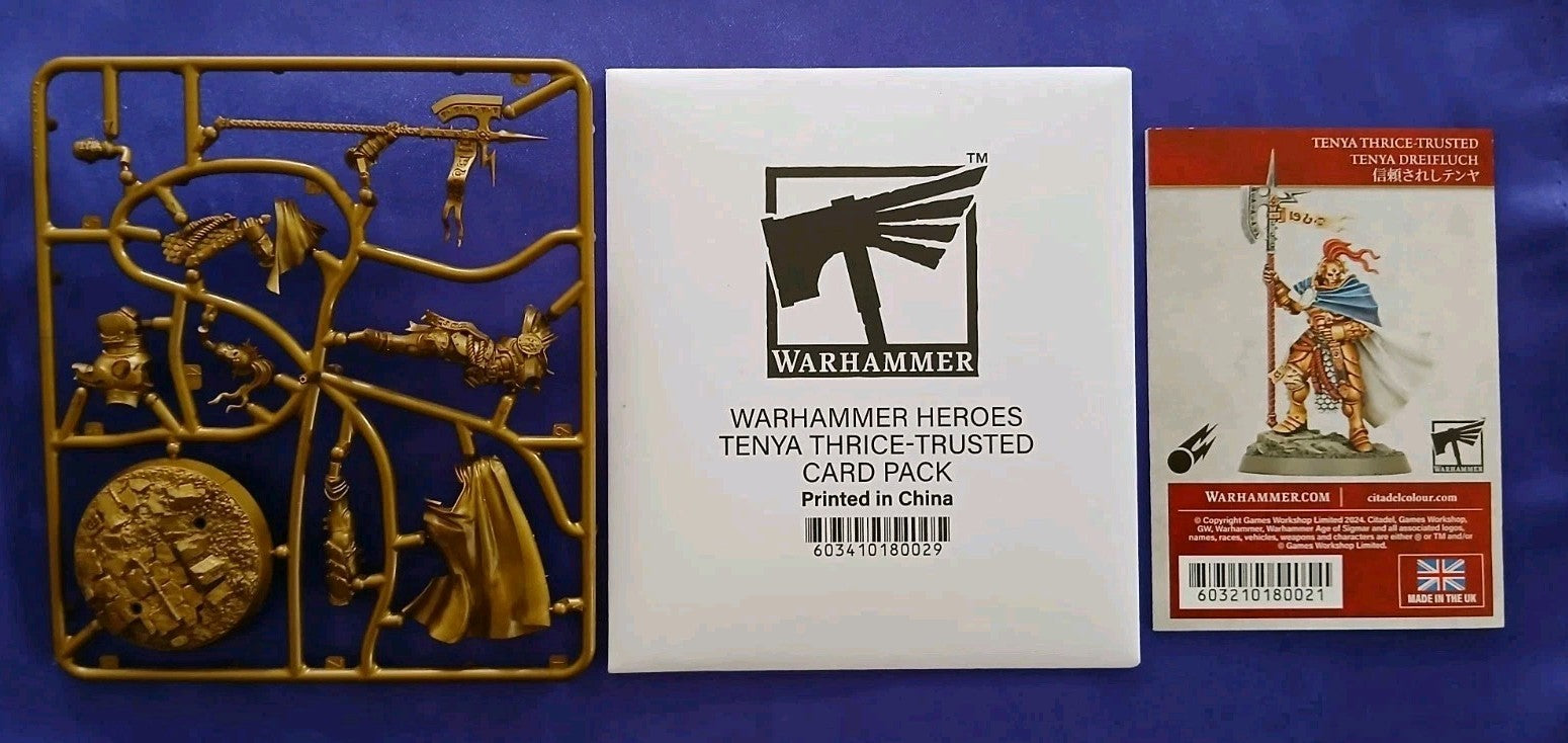 Warhammer Stormcast Eternals Heroes Series - Tenya Thrice-Trusted, NEW