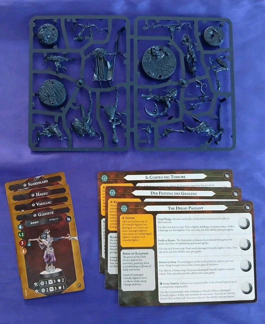 The Dread Pageant, Warhammer Underworlds, NEW with cards