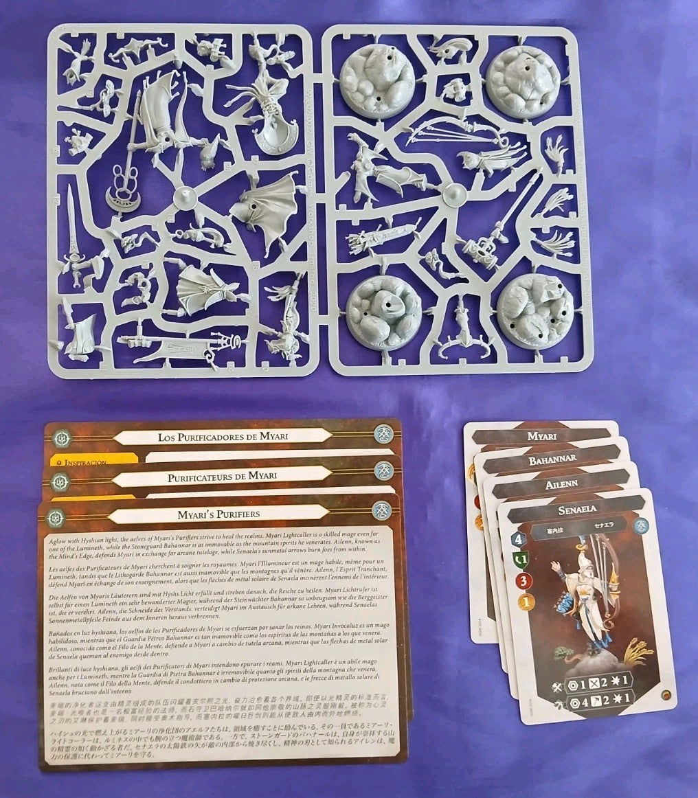 Myaris Purifiers Warhammer Underworlds, NEW with cards