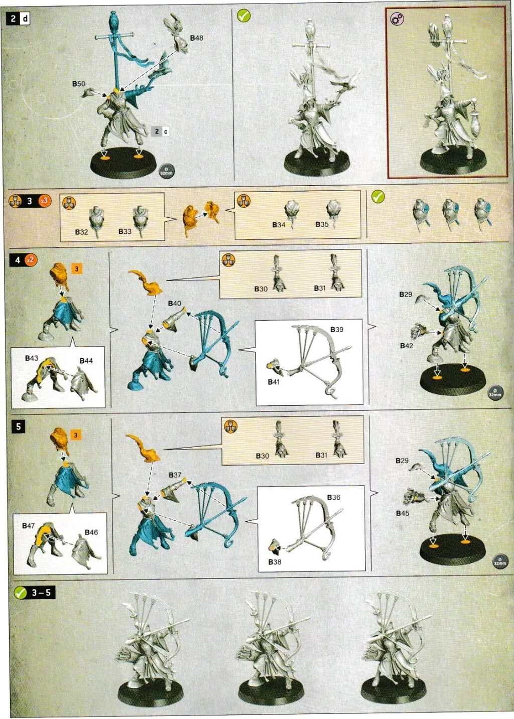 5 Vanari Auralan Sentinels - Warhammer Age of Sigmar - Lumineth Realmlords, NEW