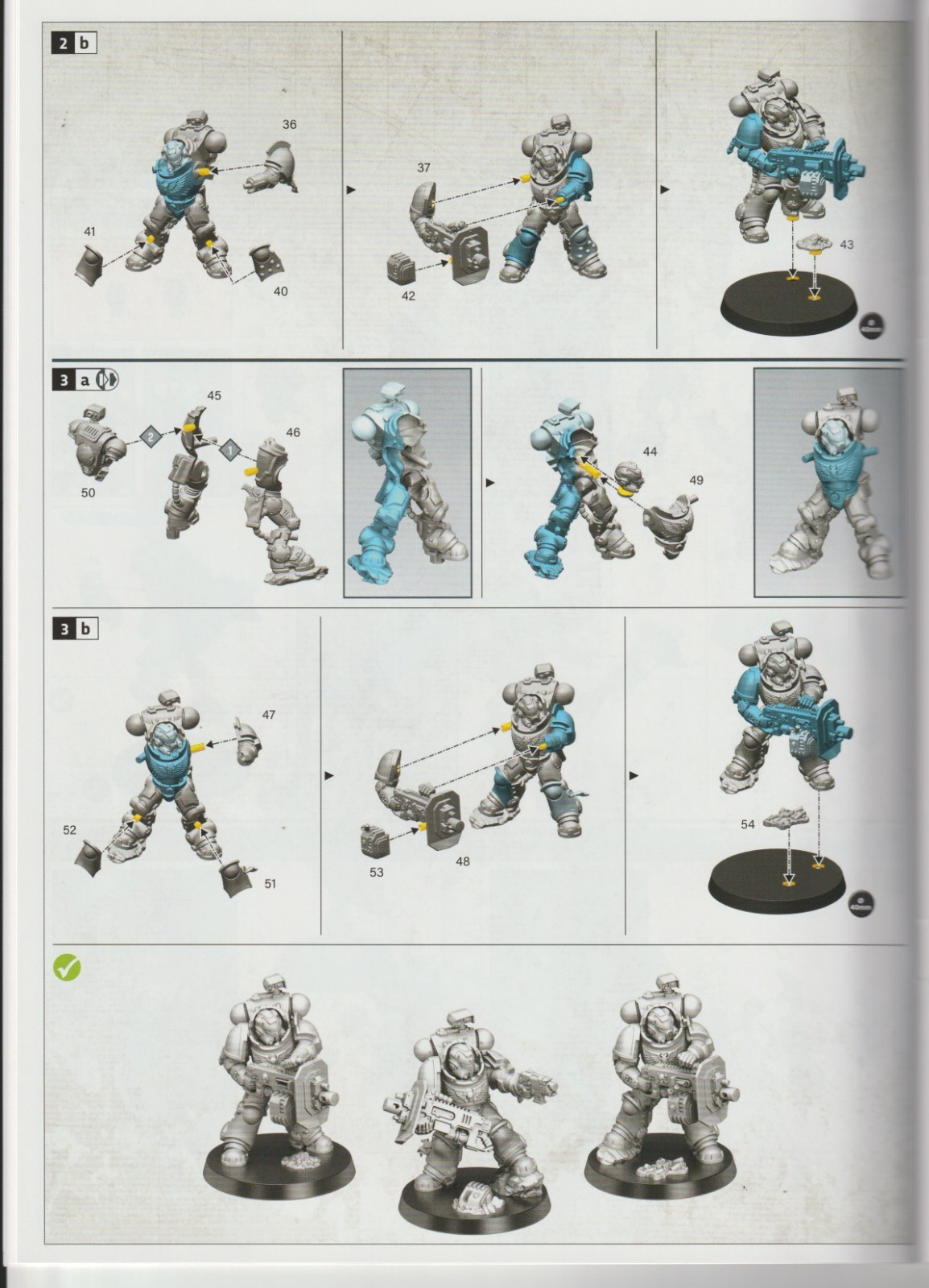 Warhammer 40k ARMAGEDDON, Space Marines 3 Eradicators + Ancient NEW