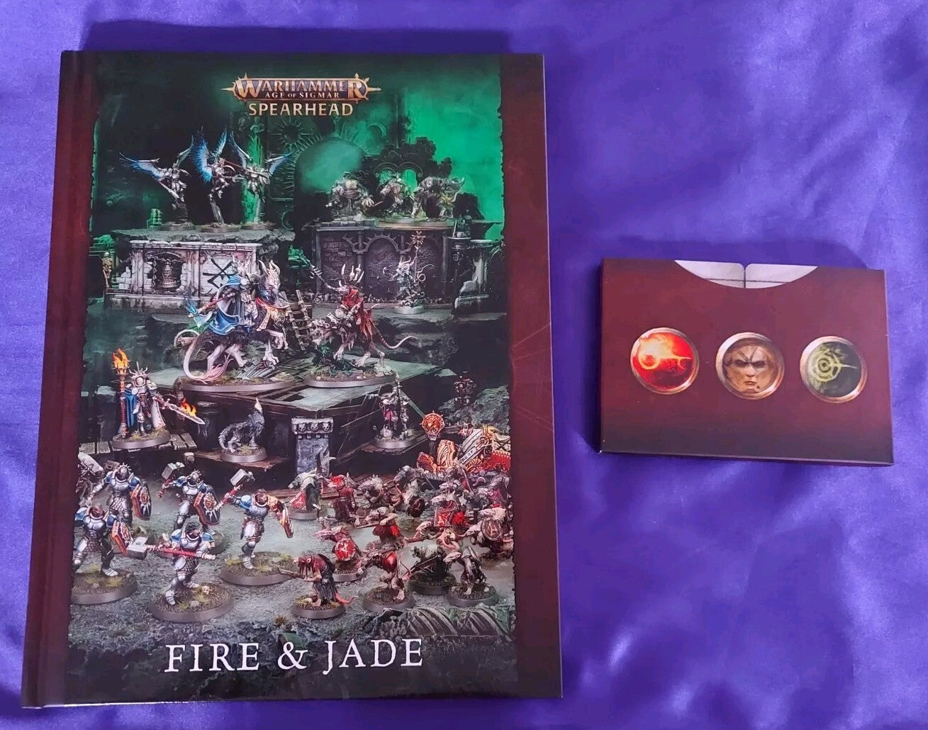 Fire And Jade HARDBACK Book + Cards - Warhammer - Age of Sigmar Skaventide , NEW