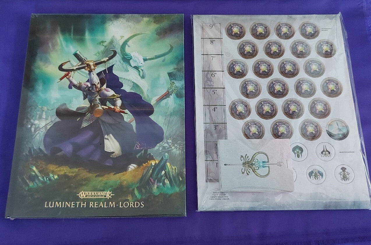 Lumineth Realmlords Ltd Hardback Rulebook - Warhammer Age Of Sigmar, NEW (sealed
