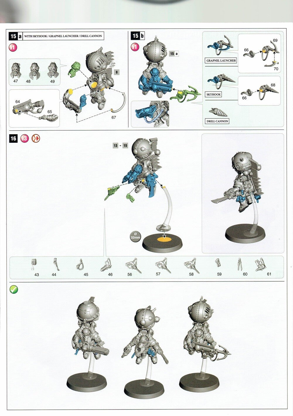 3 Skywardens / Endrinriggers - Warhammer - AoS - Kharadron Overlords, NEW