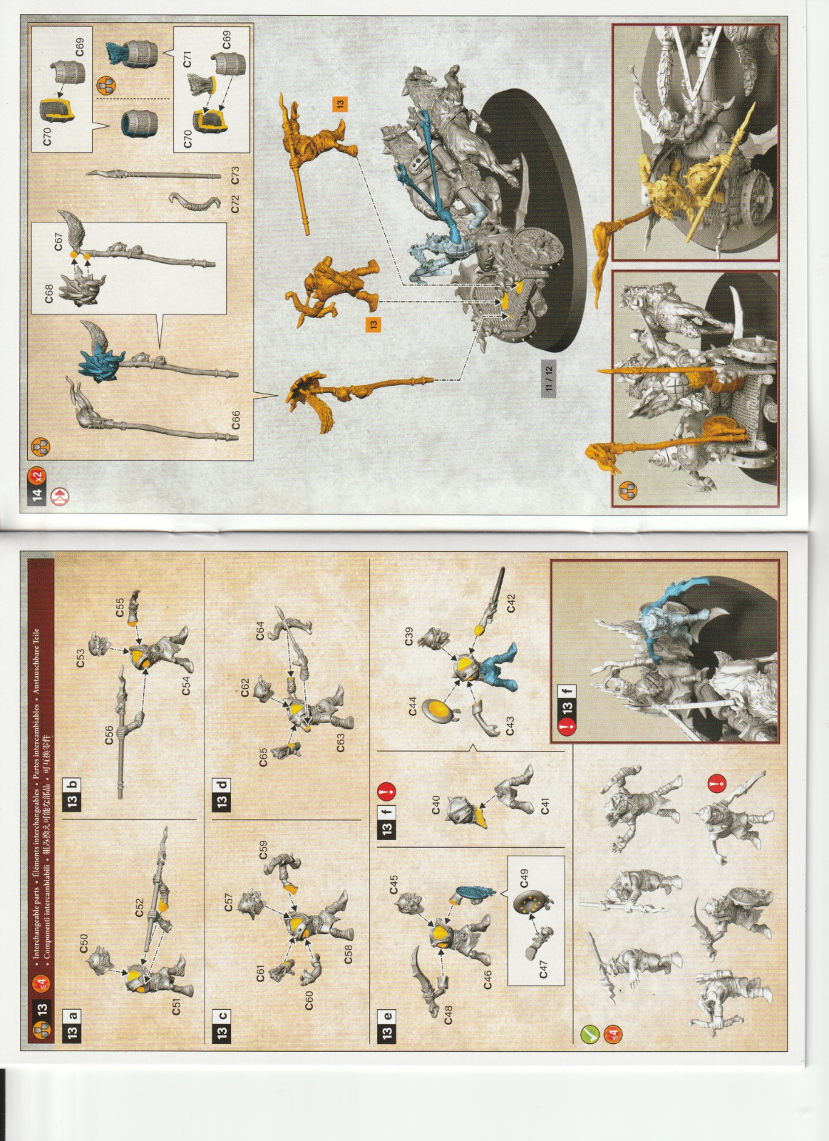 Warhammer Age Of Sigmar - Gitmob SINGLE Sunsteala Wheelas Chariot, NEW