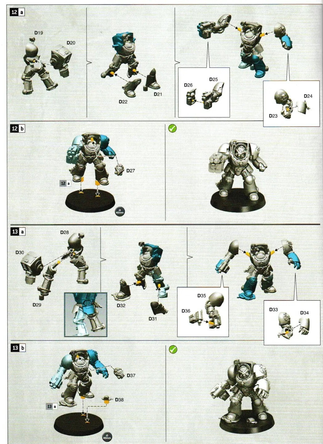 Warhammer 40K - Leviathan Terminator Squad 5 Models +1, NEW