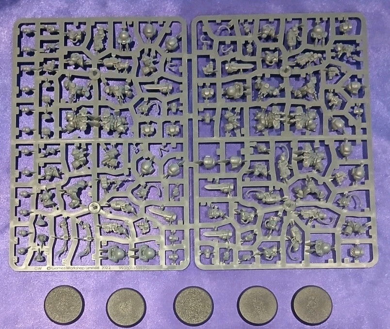 Einhyr Hearthguard Unit (5) Leagues Of Votann, Warhammer 40K NEW On Sprue