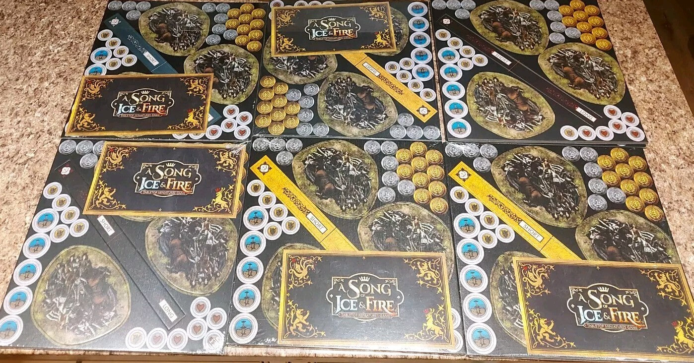 A Song Of Ice & Fire, 6 x Scenary Tile Sets And Bits, NEW