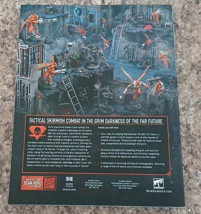 Warhammer 40K Kill Team Core Rulebook from Hivestorm 112 Page, NEW