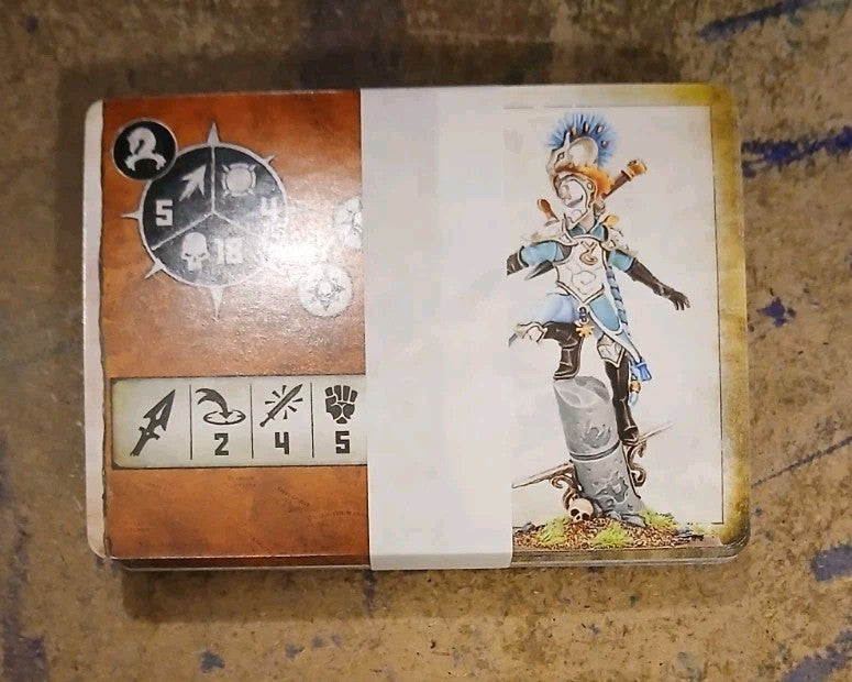 Warhammer Warcry Ydrilan Riverblades CARDS only, NEW