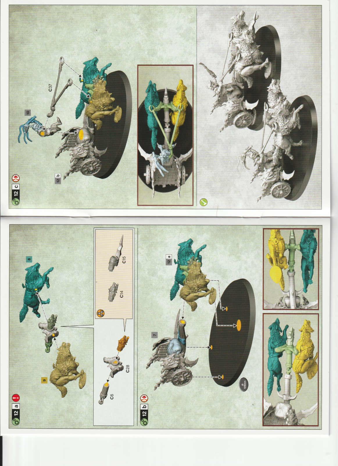 Warhammer Age Of Sigmar - Gitmob SINGLE Sunsteala Wheelas Chariot, NEW