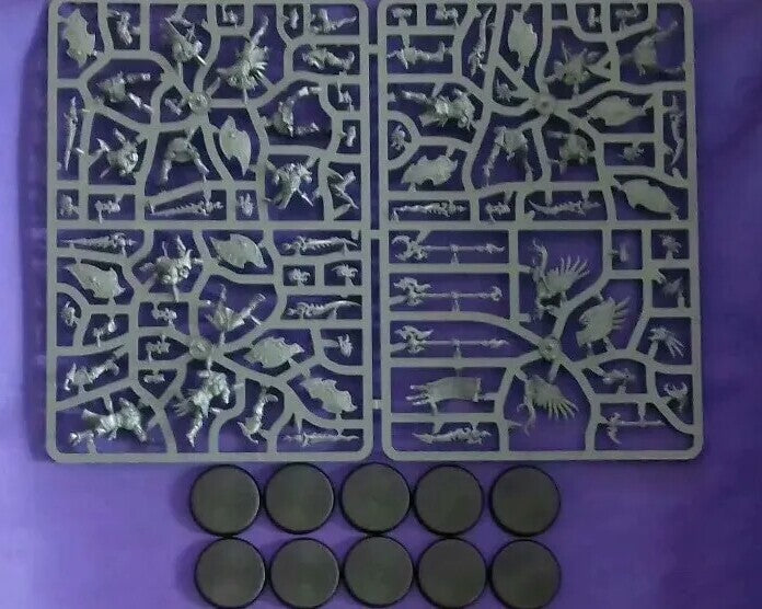 Warhammer Age of Sigmar - 10 Kairic Acolytes, NEW with bases on sprue