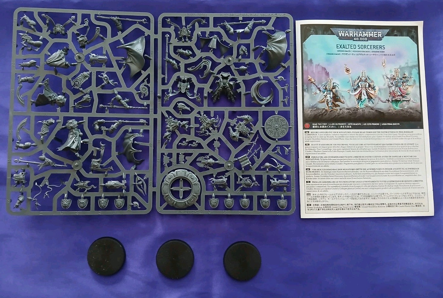 3 Exalted Sorcerers, Tzeentch Thousand Sons, Warhammer 40K