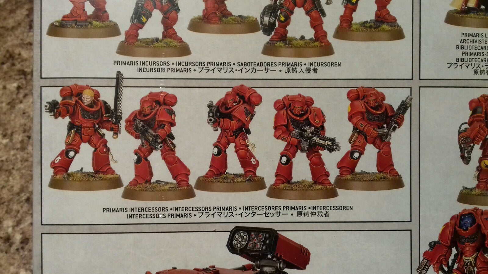 Warhammer 40K - Primaris Space Marines Intercessors squad (5 Models), NEW