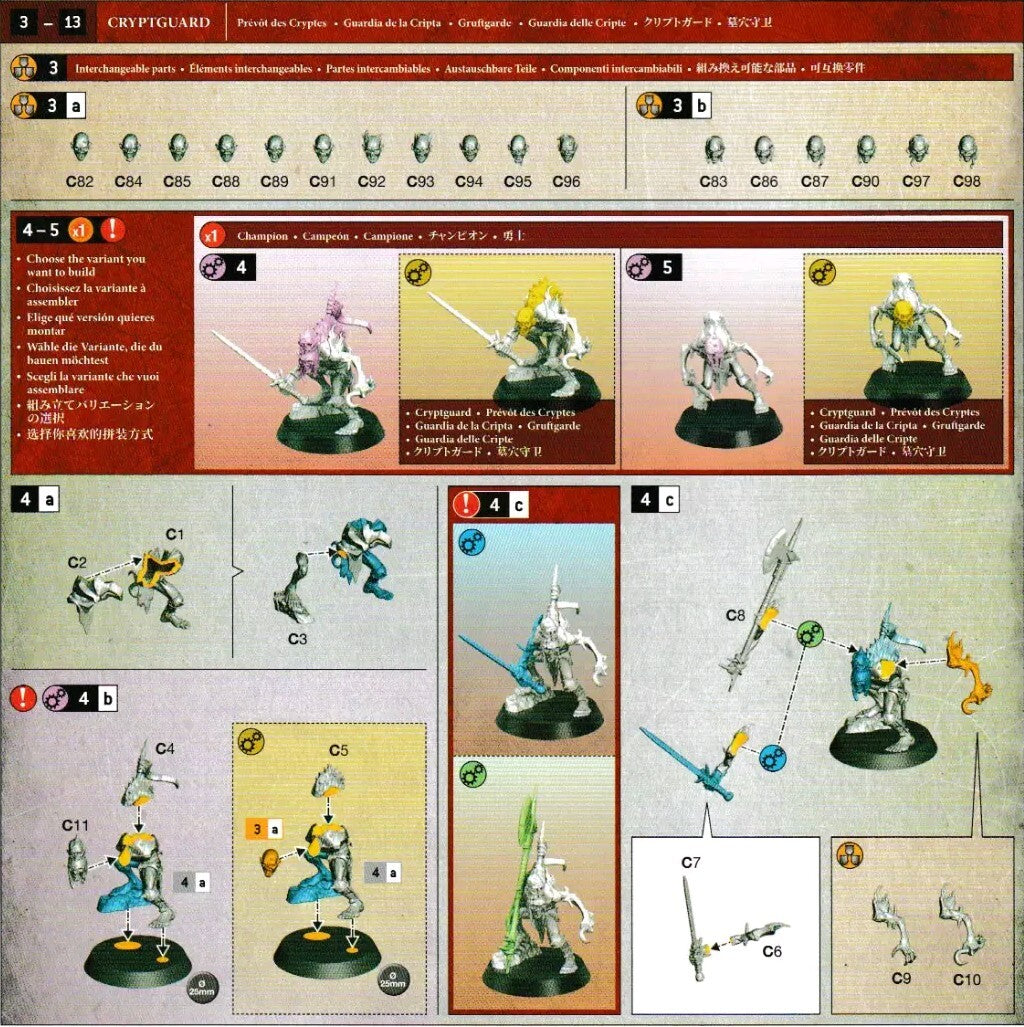 10 Cryptguard (Unit), Flesh Eater Courts Warhammer Age Of Sigmar, NEW