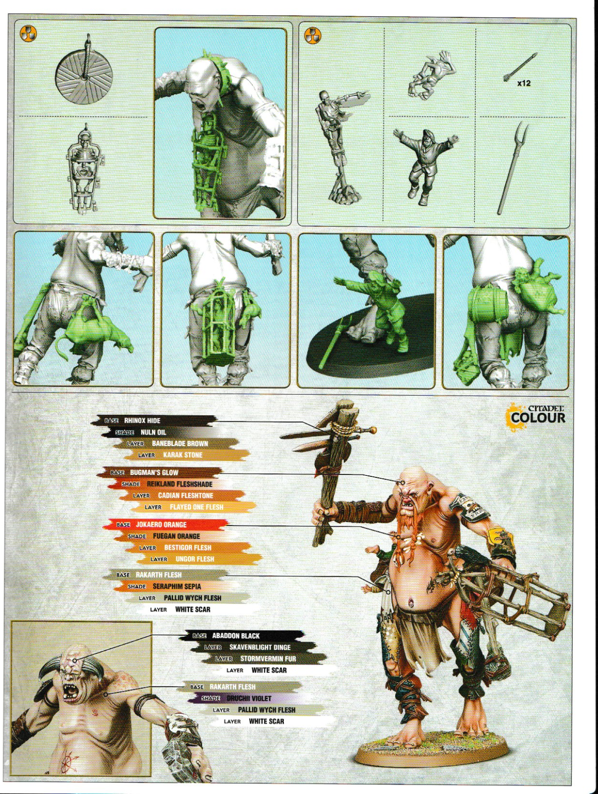 Warhammer - AoS - SINGLE Mancrusher Gargant Complete- NEW