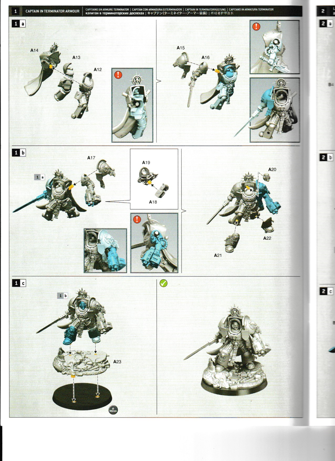 Warhammer 40K - Leviathan Captain In Terminator Armour, NEW