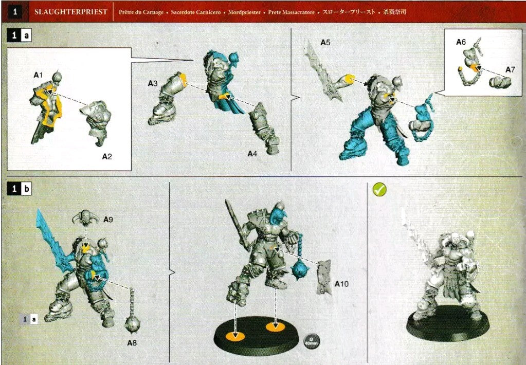 Warhammer - Age of Sigmar - Blades Of Khorne - Slaughterpriest, NEW