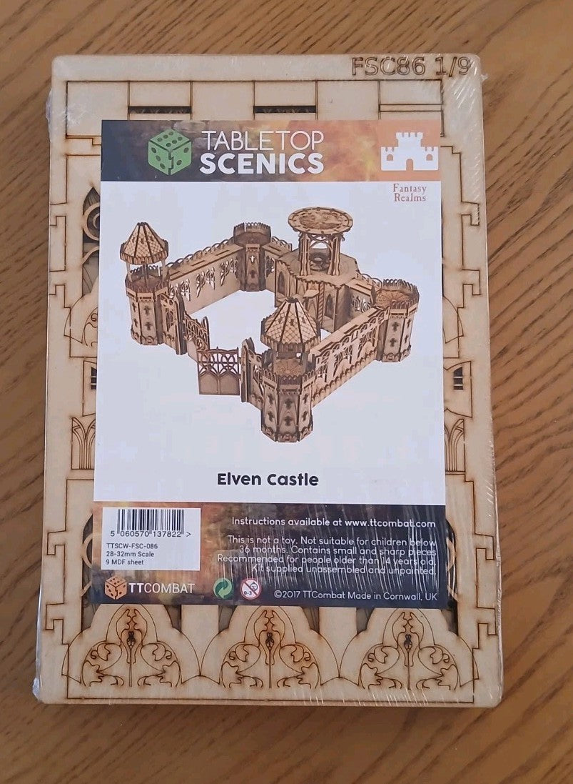 TT Combat Elven Castle, Scenary NEW (Sealed)