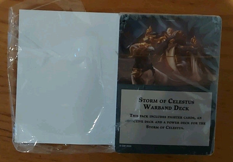 Warhammer Underworlds Stormcast Storm of Celestus Warband Deck CARDS   ONLY, NEW