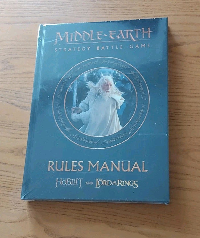 Lord Of The Rings Middle Earth Rules Manual Old Version Hardback, NEW (Sealed)